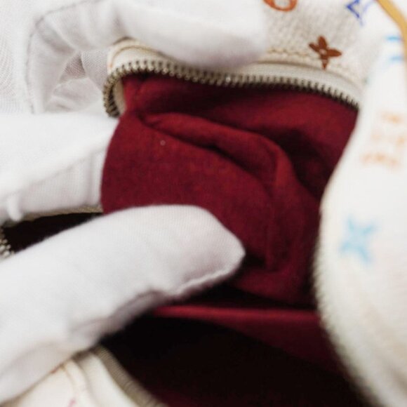 Louis Vuitton Trousse Wapity Monogram Multicolor Cosmetic Pouch White - Picture 12 of 14